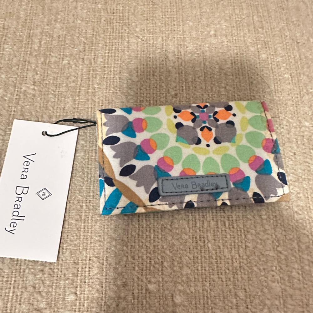Vera Bradley Floral Pattern Card Holder